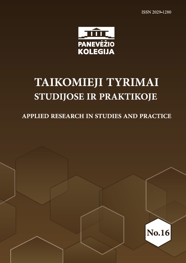 Taikomieji tyrimai studijose ir praktikoje - Applied research in studies and practice